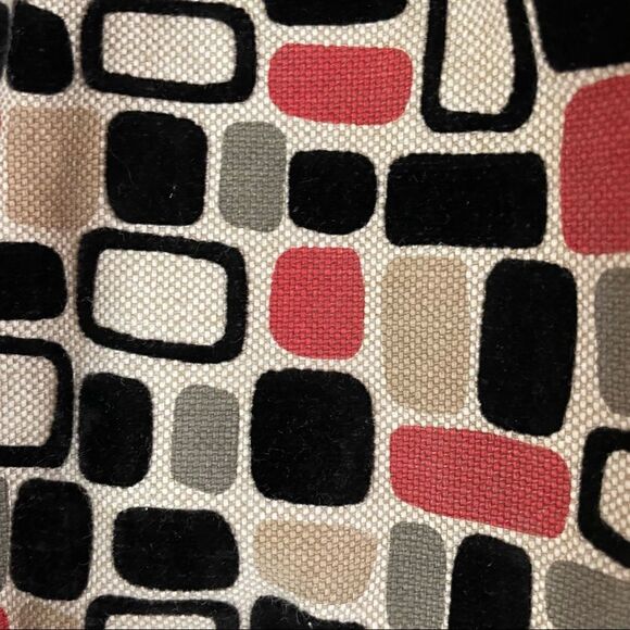 Caught Ya Lookin’ Retro Geometric Print Tote Bag - Picture 2 of 7